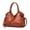 Brown, variant on yinguo roomy fashion womens handbags ladies purse satchel shoulder bags tote leather bag