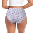 thumbnail image 3 of Womens Underwear - Purple Butterfly (2) No Show Seamless Underwear for Women, Stretch Women's Panties, Hipster Soft Comfort Ladies Panties Bikini Underwear Briefs, 3 of 6
