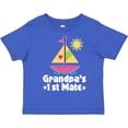 thumbnail image 3 of Inktastic Grandpas First Mate Girls Pink Sailboat Girls Toddler T-Shirt, 3 of 5