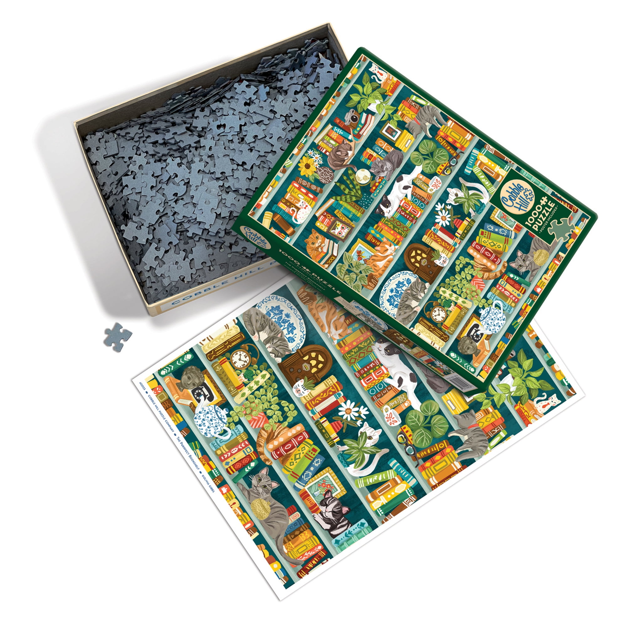 Cobble Hill 1000 Teile Puzzle „Breaking Cover“ – Mit Leinen-Oberfläche & Poster, Made In USA, 67.6x48.9 Cm