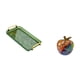 thumbnail image 5 of Plato De Postre, Bandeja De Mesa De Centro Con Asa, Bandeja Para Servir, Bandeja Para Guardar Joyas, Ideal Para El Comedor, Inauguración De Casa, Dormitorio, Fiestas, Estatua Nórdica De, 5 of 8