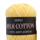 thumbnail image 4 of Inteprter 50g/bola colorida de 3 capas de hilo hecho a mano DIY bufanda almohada manta tejer ganchillo hilo de algodón de leche Tela de costura y artesanía 02# Inteprter JJ14706-02, 4 of 4