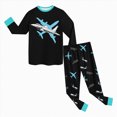 thumbnail image 5 of UAYOTSE Toddler Pajamas Boys Pyjamas Sleepwears 2pcs Long Sleeves Pjs Sets for Kids Spring,Sizes 7-8 Years, 5 of 6
