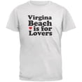 thumbnail image 1 of Virginia Beach Is For Lovers White Adult T-Shirt, 1 of 1