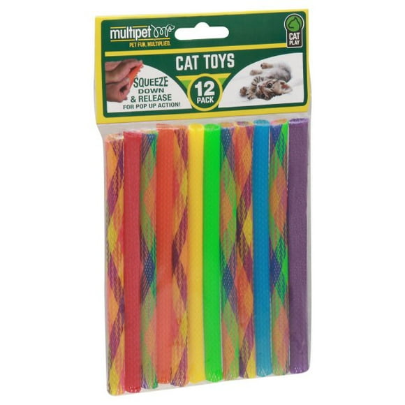 Multipet 784369201055 7 in. Kitty Straws for Cat