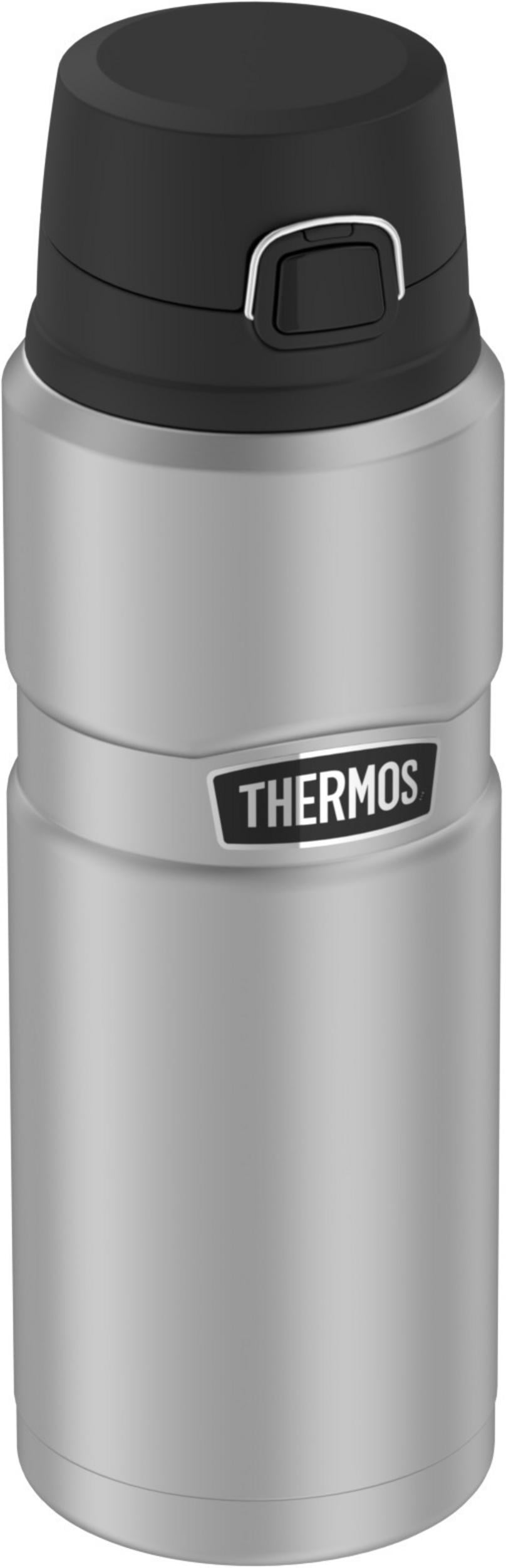 Thermos SK4000MR4 24-Ounce Stainless King Vacuum-Insulated Stainless Steel Drink Bottle (Matte Red)