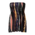 thumbnail image 4 of Landzoo One Women Prints Strapless Bandeau Tank Casual Sleeveless Summer Vacation Loose Holiday Chest Wrap Shirt Blouse Women Tanks Top Cozy Stylish Basic Tube Tops, 4 of 7