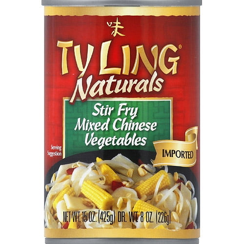 Ty Ling Naturals Mixed Chinese Stir Fry Vegetables, 15 oz, (Pack of 12) by Generic