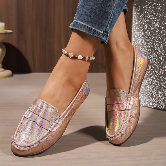 Willtoo Women's Comfortable Loafers Slip On Business Casual Dress Shoes Lightweight Office Work Flats Everyday Walking Shoes for Women