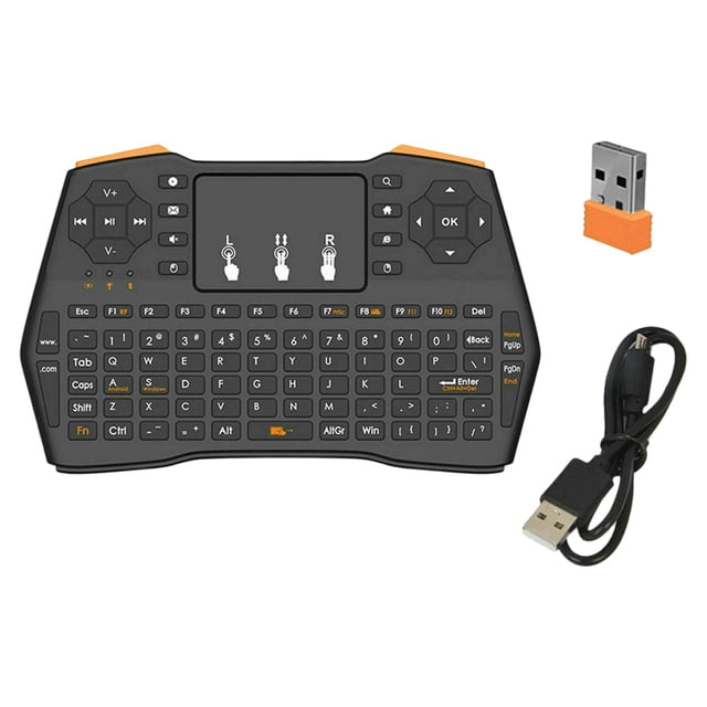 Mini Wireless Keyboard, Rechargeable Lithium-Ion, Ergonomic, for Home & Office, Plastic, Compact