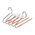 thumbnail image 4 of Pants Hanger Under 5 ! Kadlawus Stainless Steel Trouser Rack, Multi Layer Hanger, Closet Organizer for Pants Skirts, Non Slip Pants Hanger Space Saving, Durable Foldable, 4 of 4