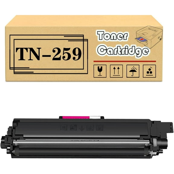 Replacement for TN-259 TN259 TN-259BK TN-259C TN-259M TN-259Y Toner Cartridges Compatible for Brother MFC-L8240CDW MFC-L8390CDW Printers, High Yield 4,500 Pages