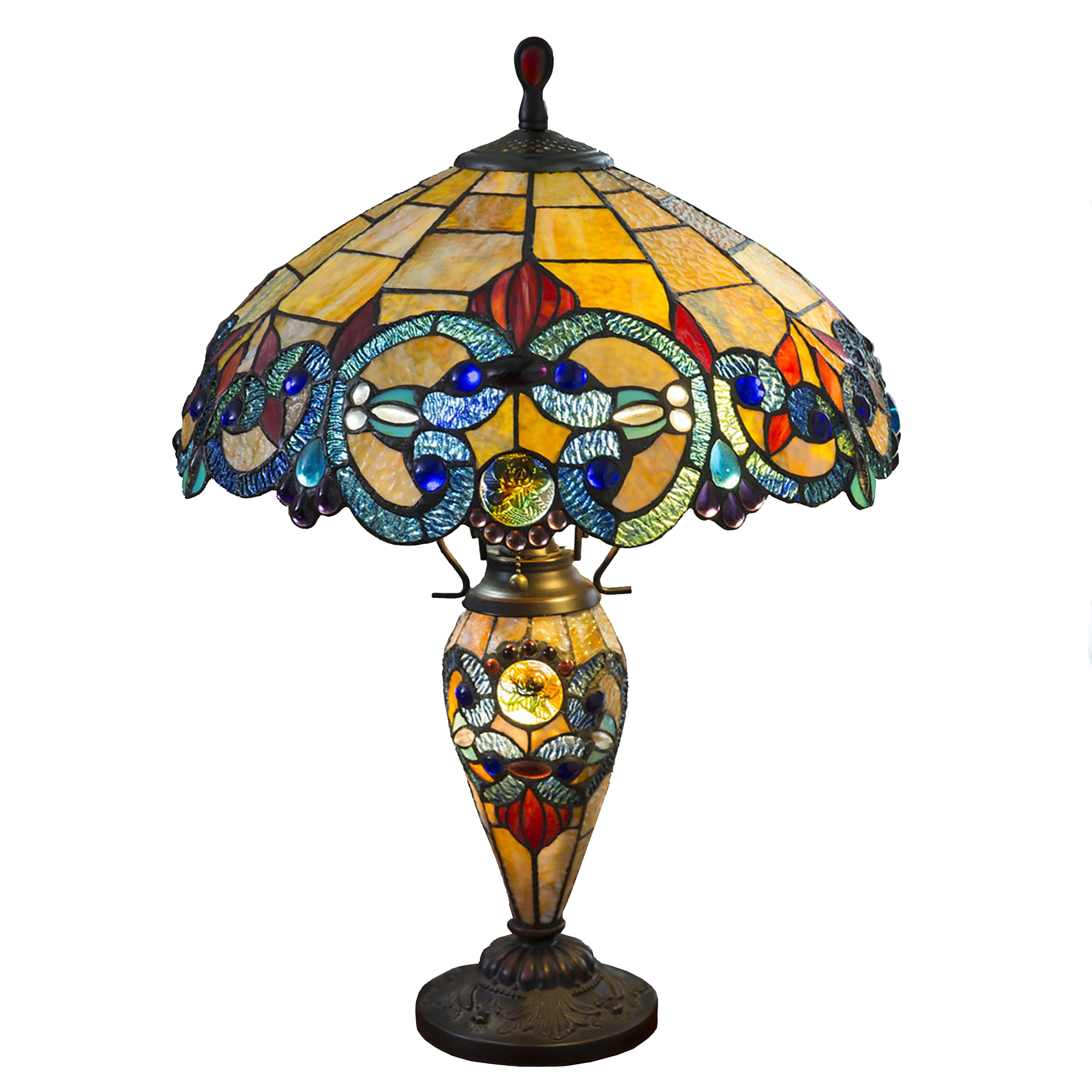 Stained glass lamps walmart