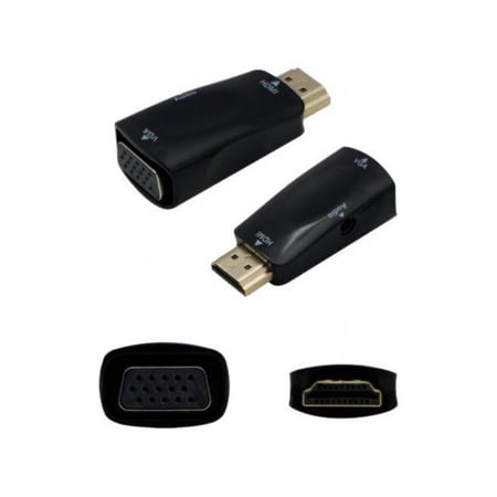 UPC: 0821455143605 | Addon HDMI2VGAADPT HDMI to VGA Adapter Includes 3.5mm Audio and Micro USB Ports