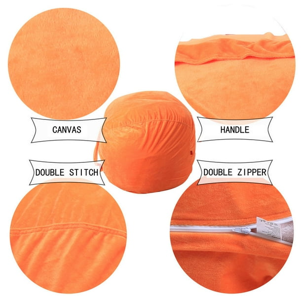 Xihbxyly Artículos En Exceso Liquidación Todo Bolsa de Almacenamiento de Juguetes de Peluche para Niños, Bolsa Suave, Silla de Tela a Rayas