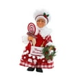 thumbnail image 4 of HILABEE Christmas Chef Ms Claus Figurine Chef Statue Centerpiece Collectible Xmas Gift Christmas Decoration for Home Fireplace Party C, 4 of 8