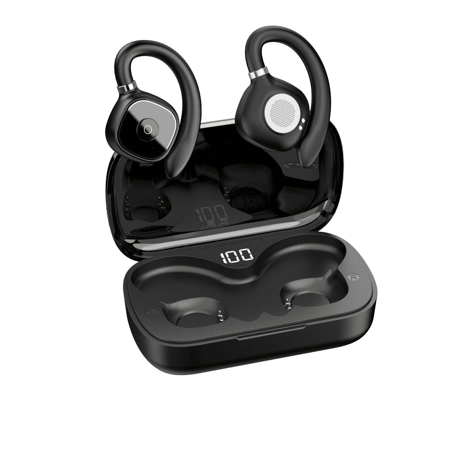 Sarzi Bone Conduction Earphones, Open Ear Sports Wireless Earphones