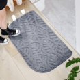 thumbnail image 5 of Non-Slip Indoor Doormat, Absorbent Front Back Door Mat Floor Mats For Home Entrance Rug, Low-Profile Inside Floor Door Mat, Machine Washable Inside Door Rug ( Dark Blue 17*28" ), 5 of 11