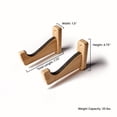 thumbnail image 6 of Vagabond Racks Bamboo Snowboard Wall Mount – Eco-Friendly Horizontal Display Rack & Storage Holder, 6 of 7