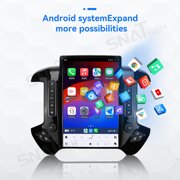 14.4 inch Carplay Screen/Radio/Multimedia Player for Chevrolet Silverado/GMC 2014 2015 2016 2017 2018 2019 models Universal Car Navigation/GPS Upgrade HeadUnit Android 1080P Touch Screen Replace