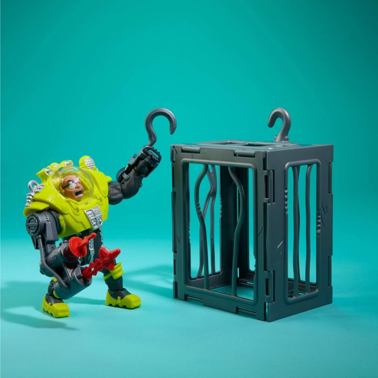 【新品未開封】 Street Sharks DR.PIRANOID Street Sharks Dr. Piranoid Action Figure Toy, Half-Man