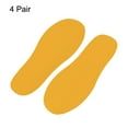 thumbnail image 3 of Uxcell 9.8x3.8" Footprints Floor Stickers Footprint Wall Stair Decal Sticker, Yellow 4 Pairs, 3 of 6