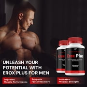Erox Plus for Men Capsules, EroxPlus Vitamin Complex Pills, 60 Capsules