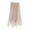 Khaki, variant on Women's Spring and Summer Waisted Star Sequin Velvet Lined Irregular Mesh Skirt Skirts for Women Pink One Size