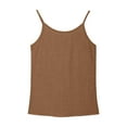 thumbnail image 5 of Girls Linen Camisole Tank Tops Summer Loose Cami Sleeveless Shirts Casual Spaghetti Undershirts for Gymnastics Dancewear, 5 of 5