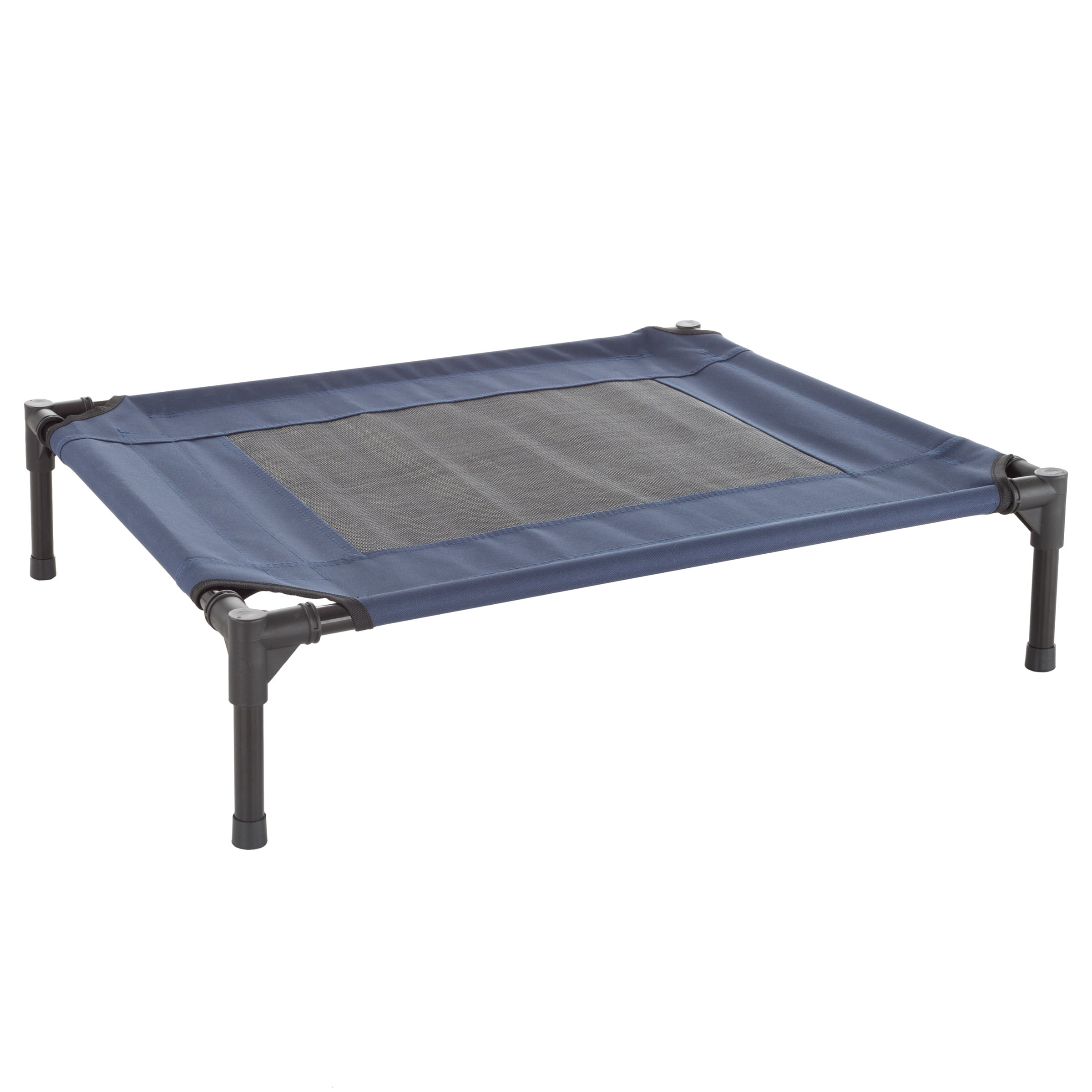 PETMAKER 30x24-Inch Elevated Dog Bed - Indoor/Outdoor Cot for Pets (Blue)