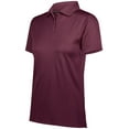 thumbnail image 3 of Holloway Sportswear S Womens Prism Polo Maroon (hlw) 222768, 3 of 5
