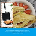 thumbnail image 3 of UPOUART Families Nonstick Sandwich Baking Pan Kitchen Tool 1Set, 3 of 7