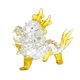 thumbnail image 1 of Figura de dragón de cristal de pie, estatua de dragón, minifigura decorativa china de colección amarillo, 1 of 9