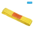 thumbnail image 3 of Uxcell 3" x 10 FT Lift Strap 2 Ply 6613lbs Capacity Webbing Lifting Moving Straps for Rigging Hoisting, 2 Pack Yellow, 3 of 7
