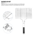 thumbnail image 5 of unbranded  BBQ Net Barbecue Cooking Grill Grate Stainless Folding Silver, 5 of 8