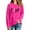 18# Red, variant on Breast Cancer Shirts for Women Breast Cancer Awareness Long Sleeve T Shirt, Graphic Tee Fall Casual Long Sleeve T-shirt Support Squad Breast Cancer Casual Tops Black XXL