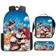 thumbnail image 1 of Super Mario Bros Schoolbag Cartoon Anime Backpack Mario Mochilas Escolares Super Mario Shoulder Bag Pencil Case Three-Piece Set, 1 of 4