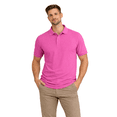 thumbnail image 3 of Access Men's Short Sleeve Classic Uniform Pique Polo Shirt (Fuchsia, Small) AP21, 3 of 9