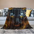 thumbnail image 2 of ARISTURING  Tiger Gifts Blanket, Cool Black Fire Tiger Blanket, Tiger Blankets for Women/Men/Teens/Kids, Tiger Gifts for Tiger Lover, Cool Men Boy Blanket for Christmas Birthday, Tiger Throw Blanket, 2 of 6