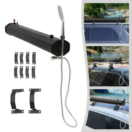ToppiJoy 18L Portable Camping Solar Shower, Roof Rack Mount Road Shower ...
