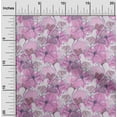 thumbnail image 2 of oneOone Georgette Viscose Pink Fabric Abstract Line Drawing Floral Sewing Material Print Fabric By The Yard 42 Inch Wide, 2 of 6