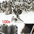 thumbnail image 2 of 100 pcs/set 9.5 mm Rivets Nails Screw Cone Rivets Punk Style - in stock, 2 of 4