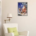 thumbnail image 4 of Navidad gato resina diamante costura DIY 5D Santa Claus pintura de diamantes de imitación bordado de cristal oficina en casa punto de cruz Eigraketly JR0622-05, 4 of 6