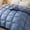 Blue, variant on Goose Down Comforter All Season-Ultra Soft and Cozy Noiseless Duvet Insert with Egyptian Cotton Cover, Fluffy Warm Comforter
