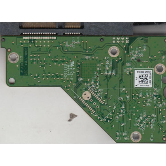 WD2500AAKX-22ERMA0, 771640-003 AA, WD SATA 3.5 PCB
