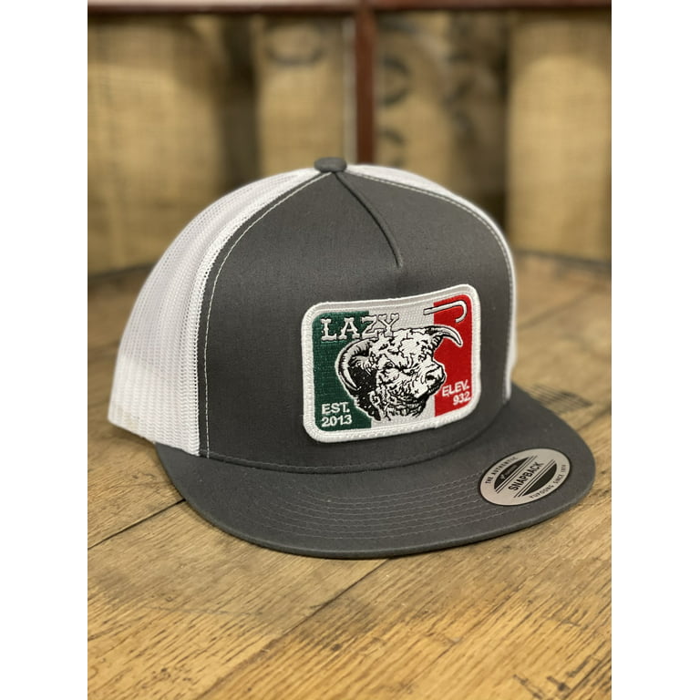 Lazy J Ranch Wear Green/Stone America's Best Patch Ball Cap