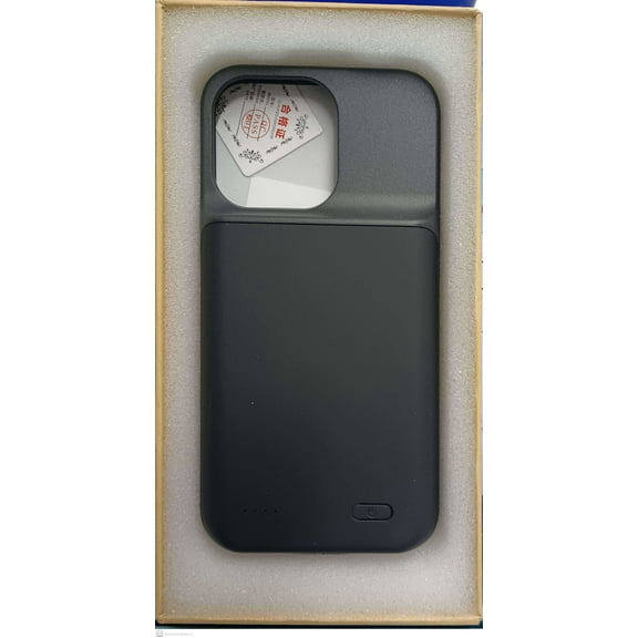 External Smart Battery Case For iPhone 13 Pro-Black