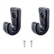 thumbnail image 2 of 1 par de ganchos J anzuelos de ganchos de con fijación, accesorios para de Canoa Kayak, negro - Con tornillos DYNWAVEMX gancho de amarre elástico de nailon, 2 of 8