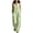 Green, variant on Womens Wide Leg Jumpsuits Fashion Striped Henley Jumpsuits Button Casual Sleeveless Long Rompers with Pockets