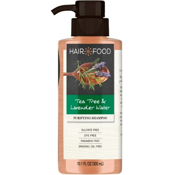6 Pack Hair Food Tea Tree & Lavender Water Purifying Shampoo 10.1 oz